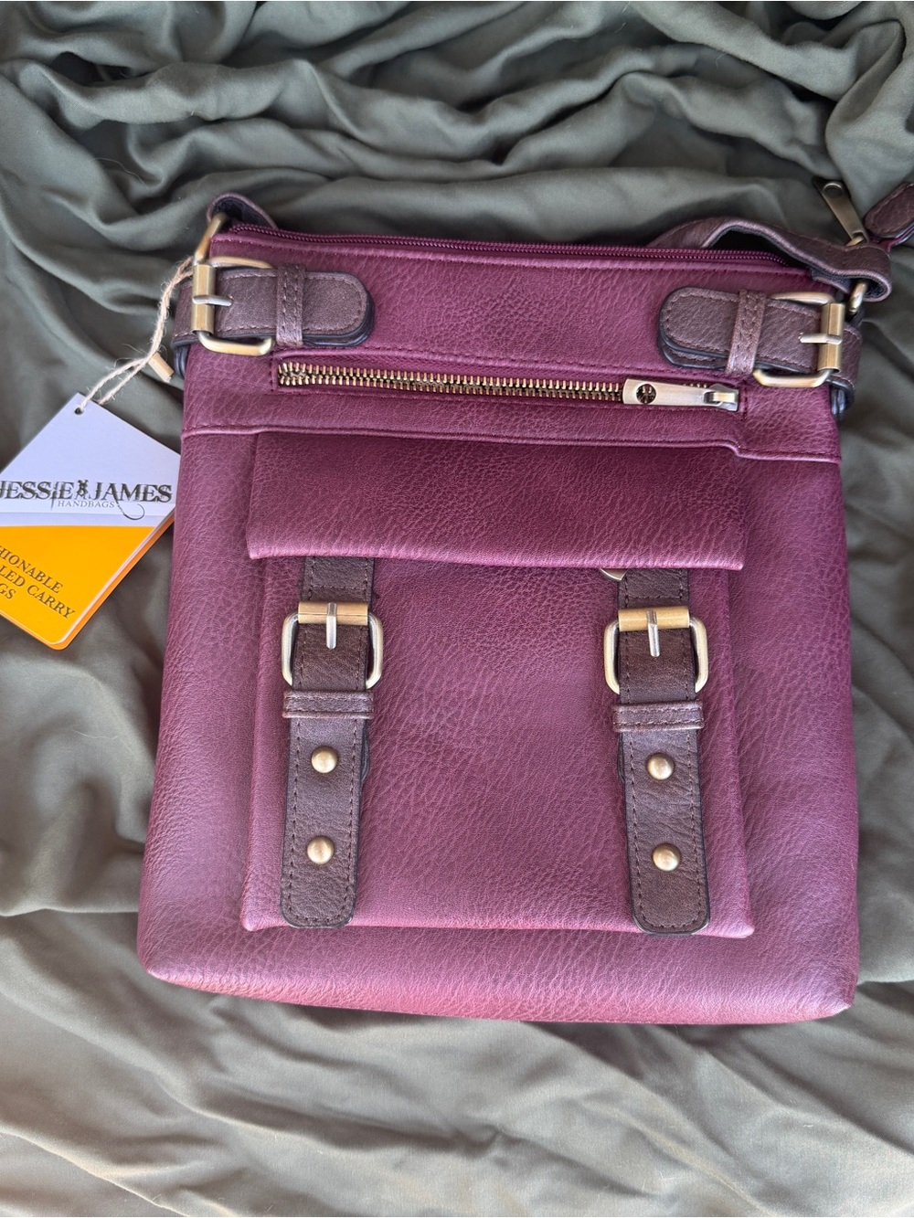 NWT Jessie James Crossbody Bag with Conceal Pocket
